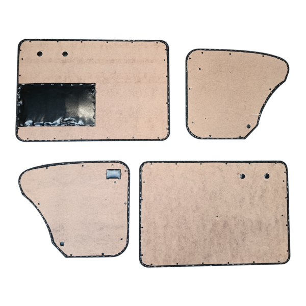 Türverkleidung schwarz VW Käfer Limousine 56-64 Innenaustattung Verkleidung für Türen Türpappen